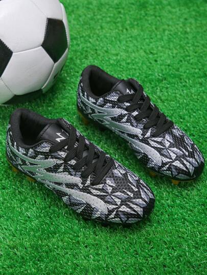1Pair Of Children's Soccer Shoes, Boys' Spiked Shoes, Sports Soccer Shoes, Children's Equipment, Boys' And Girls' Anti Slip Soccer Training Shoes
