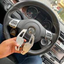 DSG Lenkradschaltwippen Verlängerung Schalthebelabdeckung für VW Golf 5 6 MK6 GTI R Jetta MK5 Passat B6 B7 CC Polo Sharan Tiguan Seat Leon