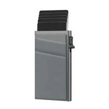 Porte-cartes de crédit pour hommes avec éjection automatique des cartes, étui  RFID