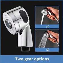 1 Set Bathroom Bathtub Faucet Set, Shower Faucet, Sink Faucet Sprayer, Faucet Extension Nozzle, Shower Head, Adjustable Shower Gear, Suction Cup Wall-Mounted, Easy To Install, Suitable For Home Bathrooms, Hotel Bathrooms