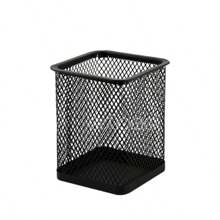 1 Multifunctional Metal Mesh Pen Holder, Pen Case, Creative Design, Pen Jar, Metal Texture, Sturdy And Durable, Classroom Storage, Desktop Decoration, Stationery, Office, Desk Accessories, School Supplies, Back To School.