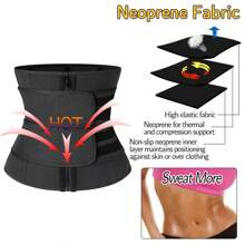 Women Waist Trainer Belt Waist Cincher Trimmer Sauna Slimming Belt Sports Girdle Belt Tummy Control Belt Body Shaper Belt Abdomen Workout Equipment Exercise Waist Belt Suitable For Workout Home Sports And Walk
