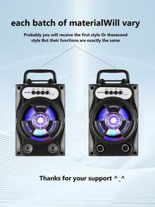 1入組書桌無綫音箱 - 黑色 - 查看 8