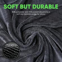 YITUMU 1/3/6/10 pezzi di asciugamani in microfibra (35"X 23") extra grandi, ultra assorbenti, per l'asciugatura di auto e camion, senza striature, graffi o macchie d'acqua