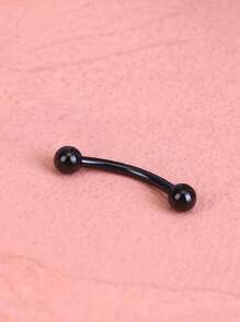 16g Eyebrow Rings Rook Earring Rook Piercing Jewelry Vertical Labret Lip Jewelry Pink Opal Stainless Steel Bridge Eyebrow Piercing Jewelry For Women Men Slivery Black Curved Barbell