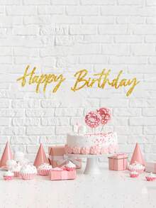 1pc Customized Children's Party Banner, Personalized Birthday/Holiday Bunting For Kid's Party, Customize For Father's Day, Mother's Day, Etc. Back To School - Multicolor - View 6