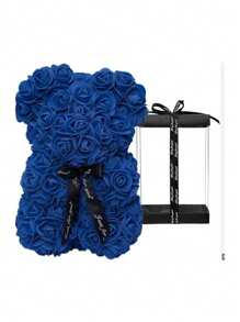 1 Set Eternal Rose Teddy Bear Gift Box, Cute & Romantic Holiday Gift, Suitable For Mother's Day, Valentine's Day, Birthday Party