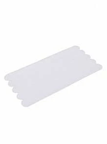 5pcs Transparent Non-Slip Stickers For Bathroom, Shower, And Stairs - Versatile Sizes & Shapes, Easy Apply Bathroom Accessories Bathroom Organizer