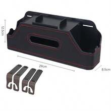 汽车座椅靠背收纳袋纸巾盒挂袋多功能储物盒汽车后座杯架 - 汽車椅背收納盒 - 查看 4