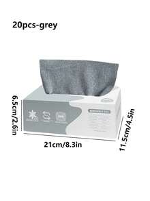 10pcs/20pcs Pull Out Slouchy Cloth For Kitchen, Strong Water Absorption, Non Greasy, Non Shedding Dishcloth For Household Use, Enlarged And Thickened Scouring Pad - Multicolor - View 18