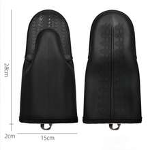 Agarraderas y guantes de horno resistentes al calor, accesorios modernos de cocina para manipular ollas y sartenes calientes, regalos festivos de cocina amigables para la organización del hogar y la cocina - Azul cielo - Ver 5