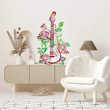 1pc Rose And Guitar Holographic Silicone Mold,Easy To Clean And Reusable Craft Resin Mold,Silicone Molds For Creative Wall Art Decoration Suitable For Friends, Family, And DIY Enthusiasts, Suitable For Various Scenarios - Clear - View 10