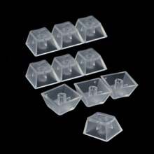 Nouveaux touches ABS transparents en profil Cherry R4 à 10 touches pour commutateurs MX, cadeau DIY pour les amateurs de jeux