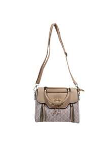 1 Pezzo Borsa a tracolla in pelle PU con stampa di moda, borsa a tracolla elegante di piccole dimensioni di design di lusso, borsa a tracolla messaggera, accessorio per la scuola, back to school