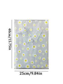 10/5/1pc Set Of Multi-Pattern Frosted Zipper Storage Bags, Reusable Transparent Clothes Packing Bags, Underwear Storage Bags, Portable Travel Storage Bags Home Bedroom Clothes Storage Organizer Closet Organization And Storage Bag For School School Accessories School Stuff - View 10