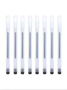 20/10/5pcs Pack Creative Transparent Frosted Round Ball-Point Pens - Multicolor - View 10