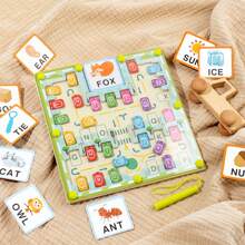Puzzle Beads Parking Lot Alphabet Matching Game Number Maze Pen Walking Beads Moving Car Puzzle Toys Easter Christmas Halloween Birthday Gifts