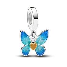 1 Pc Summer Series Love Flower Bow Sea Shell Sea Star Conch Travel Pendant Charm Beaded For Bracelet Bracelet DIY Friend Gift - Silver - View 19