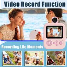 Cámara digital de ocio y entretenimiento para adultos, impresión de alta definición, capaz de tomar fotos, mini cumpleaños y Navidad para niños y adultos con papel de impresión - ET-Multicolor - Ver 10