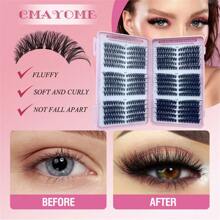 30pcs Eyelash Extension Set - 30/40/50/60/80/100D Lengthened & Volumized False Eyelashes