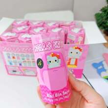Set de 12 piezas Caja ciega de Sanrio - Figuritas de plástico lindas de colores claros, perfectas para el coche, la computadora, el teléfono y la decoración del hogar, regalo ideal para vacaciones para mujeres, apropiado para viajes, Pascua, Navidad, decoración de escritorio