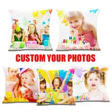 أكياس وسادات خاصة قابلة للتخصيص بأحجام مختلفة 15.75 بوصة/17.71 بوصة/19.7 بوصة، طباعة على الوجهين، يمكن تخصيص الصور والأنماط المختلفة، مناسبة كهدايا لمناسبات العيد الوطني الأمريكي ، وموسم الأعياد الدينية والتخرج والزفاف (تباع أكياس الوسادة فقط ، بدون الوسادة نفسها)