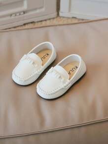 1 Pair New Solid Color Retro Casual Soft Bottom Wear-Resistant Flat Shoes