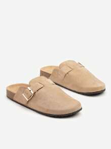Vielseitige, einfache Clogs-Stil Zehentrenner mit Schnallen