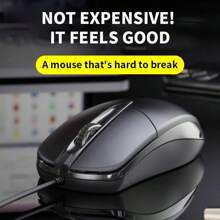 Wired Mouse For Office Gaming Home Use Desktop Computer Quiet Durable Notebook USB Universal Suitable For