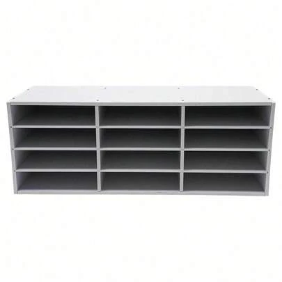 Futchoy Desktop Bill Paper Organizer Freestanding Tiered Shelf F/ Office Home School PVC