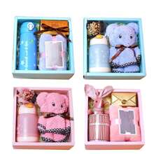 1 Stück Premium Geschenkbox mit klarem Fenster, Andenken Verpackungsbox für Geburtstagspräsente