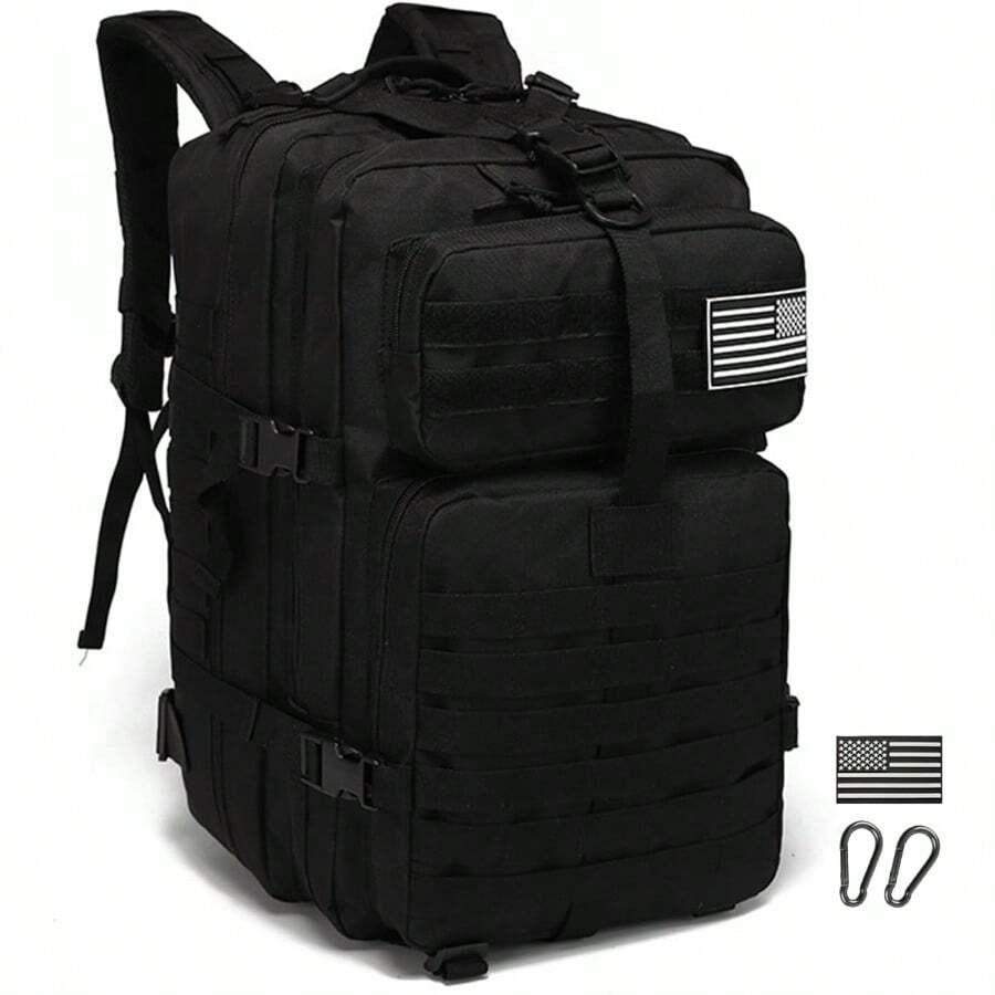 Tactical Military Backpack For Man COSCOOA Waterproof Army Assault Pack Rucksack Hiking Laptop Backpack 3 Day Bug Out Bag - 50l-135-black - View 1