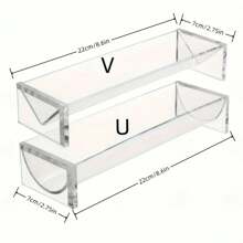 1/2pcs Acrylic Cookie/Food Display Rack, Rectangular Cookie & Snack Tray, Minimalist Elegant Food Display & Storage Rack, Suitable For Events Like Team Building, Birthday, Wedding Party, Family Gathering