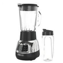 Decker Quiet Blender, 48 Oz Glass Jar, Personal Blending Jar, 900 W Peak Power, 3 Speeds, 3 Auto Functions, - 1 - View 4