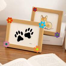 Adesivi per fiori in schiuma vibranti, di vari colori, superficie opaca, fiori in gomma autoadesivi, adatti per progetti fai-da-te e artistici, pannelli decorativi ed esplorazione creativa, adesivi per pareti con fiori, kit fai-da-te per cornici foto