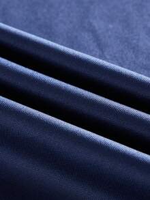 jeansian 1pc Men Navy Blue Fitted Short Sleeve Sports T-Shirt, Suitable For Tennis, Golf, Bowling, Running, Moisture Wicking Fabric LSL229