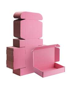 4 Pcs/1 Pc - Pink Bulk Shipping Box, Locking Mailer Box Packaging For Small Business, Medium Cardboard Gift Boxes For Mailed Gifts - Gift Packaging - Small Gift Packaging