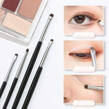 4pcs Eye Makeup Brush Set, Multi-Functional For Eyeliner, Eyeshadow, Highlighting