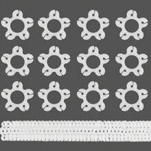 5/10/20/30/50PCS Balloon Clips, Balloon Arch Bracket Buckle,Balloon Connectors Clip Holders For Decor Balloon Arch Column Stand Garland Birthday Wedding Decorations Mother's Day Graduation