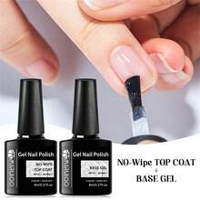 4Pcs Nail Prep Dehydrator And Acid-Free Primer Gel Base Top Coat Set , Dehydrator For Acrylic And Gel Nail Polish, Non Acid Primer For UV Gel Fast Dry Superior Bonding Agent Set Manicure Kit Nail Art DIY Home Salon Gift For Women - 彩色 - 查看 9