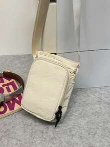 Men Mini Shoulder Bag Crossbody Bag Wallet Phone Pouch - Multicolor - View 11