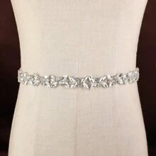 1pc Wedding Belt For Wedding, Headwear, Skirt, Jeans Belt Decoration.