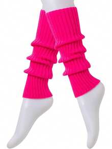 Leg Warmers For Women, Cute Knit Leg Warmer Socks For Dance, Fall / Winter - Multicolor - View 5