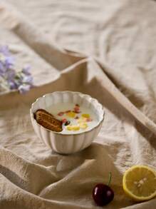 Cirelle 1 Stück/2 Stück Keramikschale mit Kürbismuster, nordischer Stil für Frühstück, Suppe, Snacks, Obst, Joghurt, Einzelperson für Zuhause, Festivalgeschenk, Geschenk für Freunde, Freund/Freundin, Familie, Küchen-Essentials von Rama, für die Küche, hochwertige Restaurantausstattung, Einweihungsgeschenk, Partynutzung, Familien-Essen, Nachmittagstee