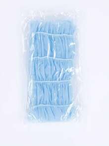 1/20/50 件一次性无纺布洁面头带，用于洁面和卸妆的发饰，松紧带和锁边设计，适合返校使用