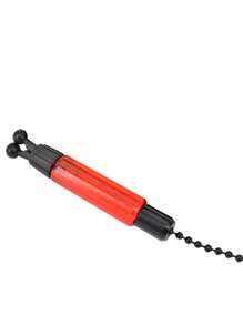 1 Stück Biss-Alarm Karpfen Angeln Haken Bobbins Indikatoren Angelwecker Stahl (zufälliges Kopfmuster) Kette Biss-Alarm Angelwerkzeug Karpfenangeln Bobbins, gemischte Farbe, hochbrechendes Polymer, ohne Batterie, kein Magnesiumstab/Feuerstein, für Angelwecker-Anzeige, Unabhängigkeitstag, Halloween, Tag der Arbeit