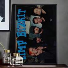 1 Piece Unframed Pop Posters Wall Arts Limp Bizkit Poster Poster Paper Print Home Living Room Bedroom Entrance Bar Cafe Art Painting Decoration