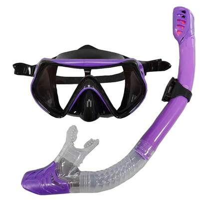 Taucherbrille Schnorchel Set Silikon Full Dry Anti-Fog Schnorchel Maske Silikon Ausrüstung Outdoor Gear