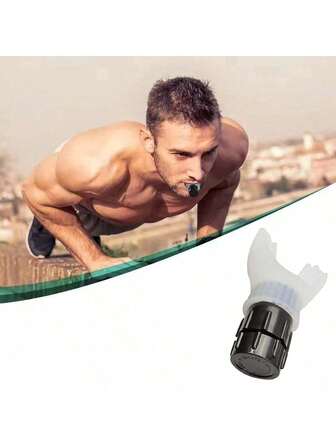 1 pieza Entrenador portátil de capacidad pulmonar y respiración abdominal con resistencia ajustable, artículos para fiestas, accesorios de natación