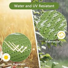 Patio Rugs For Garden Waterproof 180x270cm Lightweight Outdoor Camping Rugs Reversible Plastic Straw Rug UV Resistant Area Floor Rug For Outside BBQ Deck Balcony Porch Grass Green - Grass Green - View 4